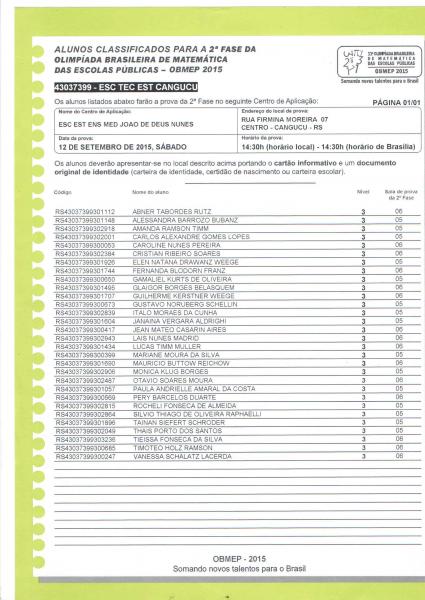 Resultado ETEC 2022 → Lista de Aprovados e Classificação dos Alunos